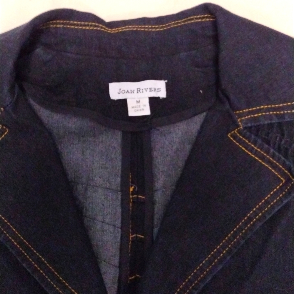 Joan Rivers Woman's Medium Denim Jacket - Picture 3 of 7